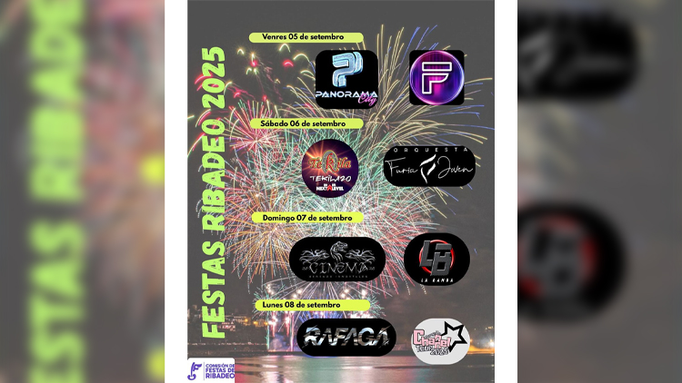 Orquestas fiestas de Ribadeo 2025