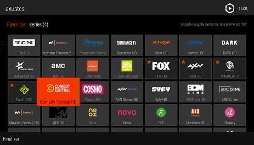 ordenar canales television en deco R paso5 selecciona canales Seleccionar canales favoritos en la televisión de R