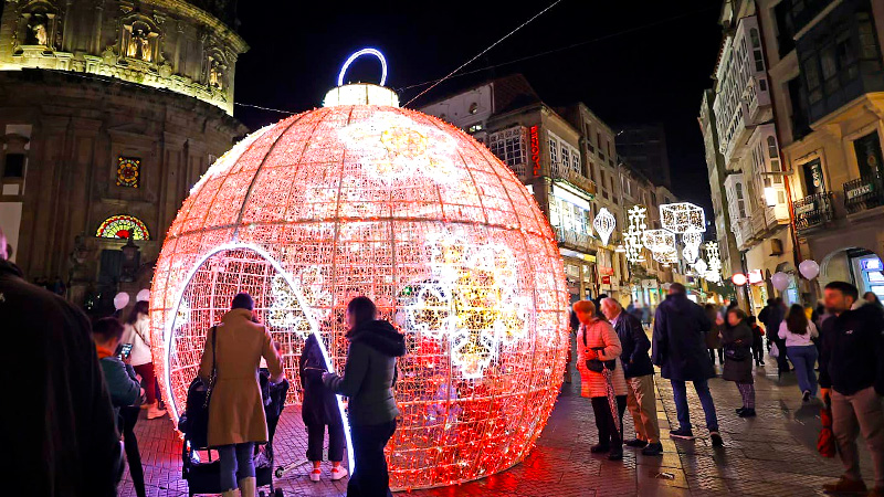 navidad pontevedra luces