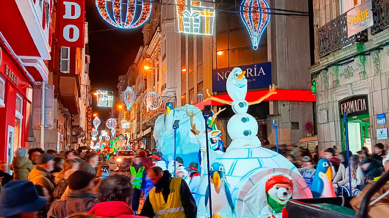 Horario de la Cabalgata de Reyes en Ferrol 2025