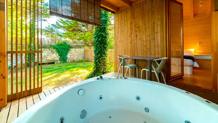 cabanas jacuzzi galicia cabanas narea Cabanas Narea en Laxe