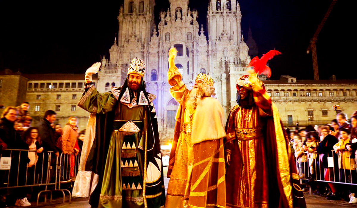 Cabalgata de Reyes en Santiago de Compostela