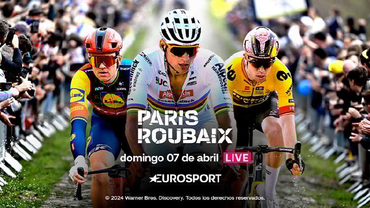 estrenos television abril 2024 R paris roubaix Ciclismo París Roubaix en Eurosport