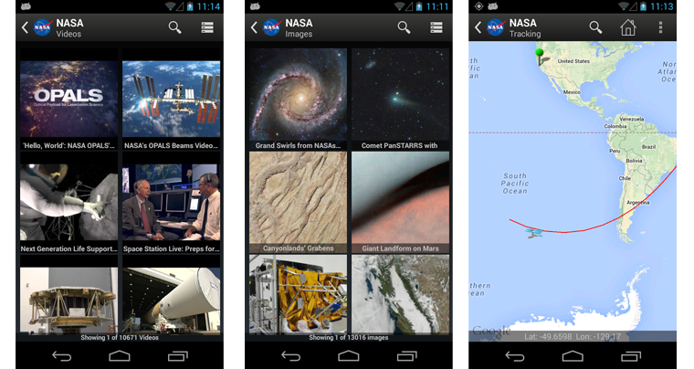 Apps de astronomía NASA