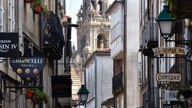 Ciudad vieja de Santiago de Compostela 