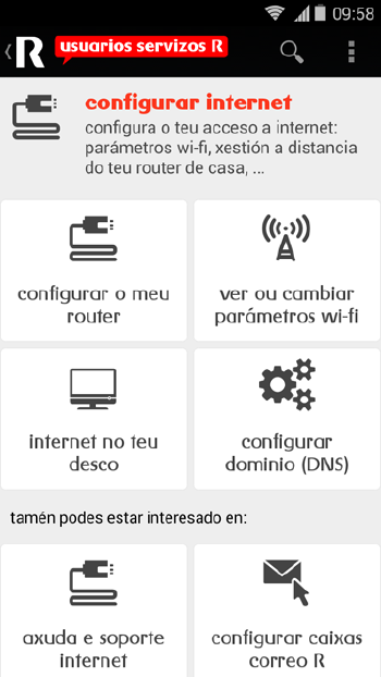 appR configura router