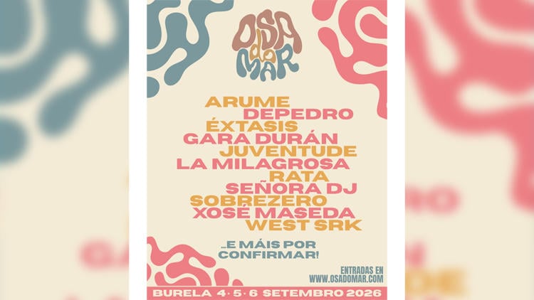 festivales galicia 2026 osa do mar Osa do Mar 2026