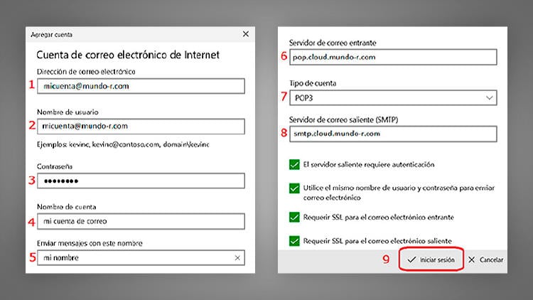 Configurar correo de R en Windows