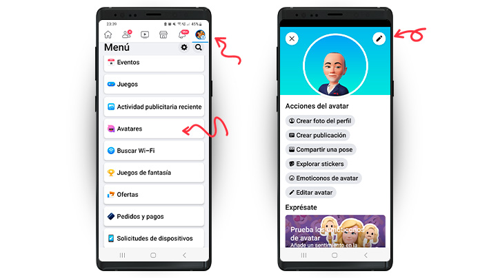 Crear emojis de tu cara en Android